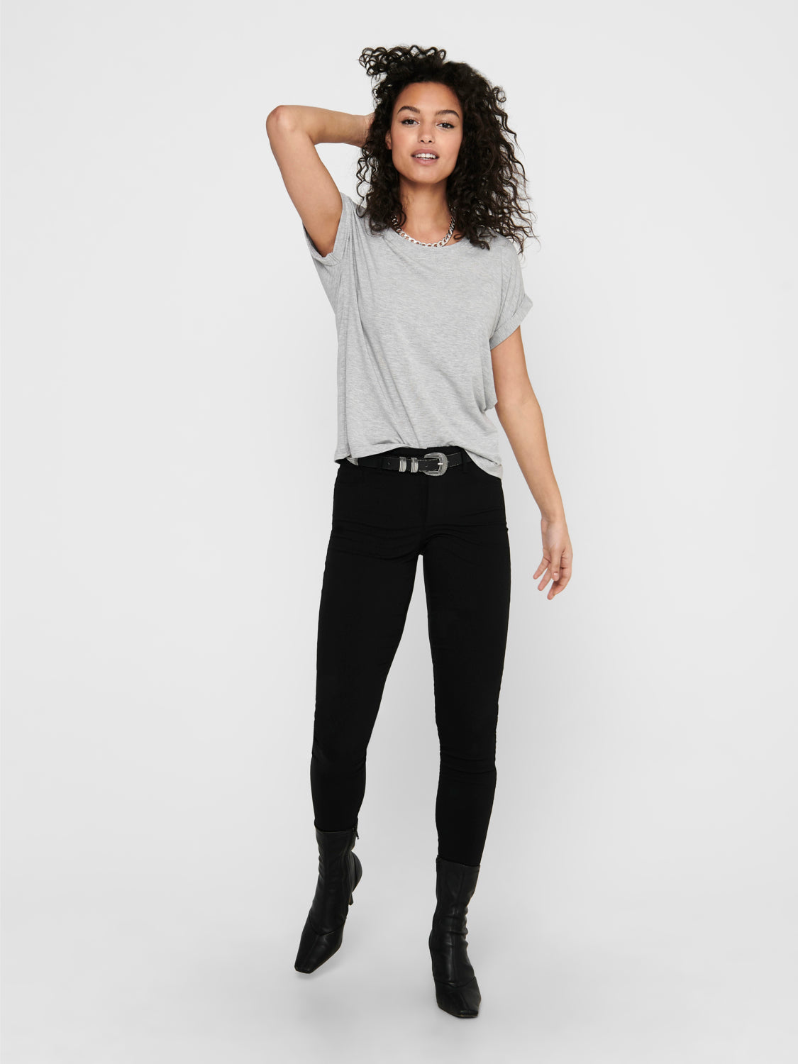ONLMOSTER T-Shirt - Light Grey Melange